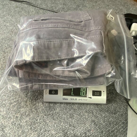 St John's Bay‎ Pants Women's 4 Gray Corduroy Straight Leg 29x32 Business Causal - Picture 12 of 12